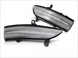 Boční blinkry na zpětná zrcátka, Subaru Forester 2011-2013, LED, SEQ, bílé