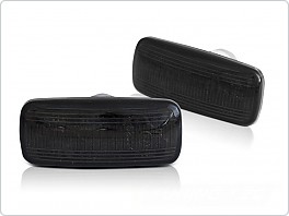 Boční blinkry, Jeep Liberty, 2008-2012, LED, SEQ, kouřové