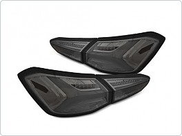 Zadní LED světla s dynamickým blinkrem, Ford Focus 4, 2018-2021, hatchback, kouřové