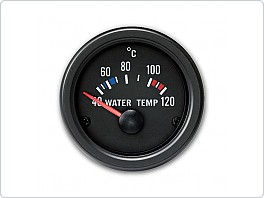 Budík, Teplota vody, 52mm, Youngtimer