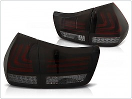 Zadní LED světla, světlomety, lampy Lexus RX 330/350, 2003-2008, LED BAR, kouřová červená
