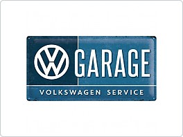 Plechová cedule VW Garage 25x50cm