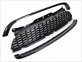 Přední maska Mini Cooper, 2006-2009, R56/R57/R55, JCW style, lesklá černá