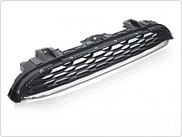 Přední maska Mini Cooper F55/F56/F57, 2014-2021, Sport style, černá-chrom