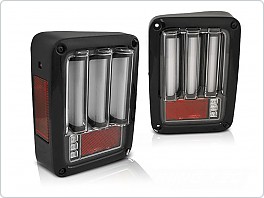 Zadní světla LED BAR Jeep Wrangler JK, 2007-2018, černé