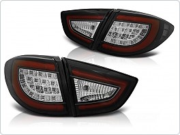 Zadní světla, lampy LED Hyundai ix35, 2009-2013, čiré, chrom, černé LDHU02