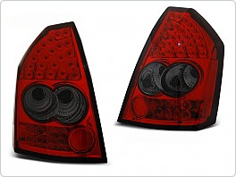 Zadní světla, lampy LED Chrysler 300C, 2005-2010, červené, kouřové LDCH04