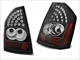 Zadní světlomety, lampy LED Chrysler 300C, 2009-2010, černá black LDCH12