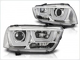 Přední světla Dodge Charger LX 2011-2015, U-LED Bar, chrom, LPDO13