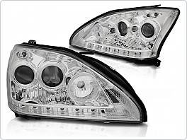 Přední světla LED Lexus RX 330,350 2003-2008 chrom