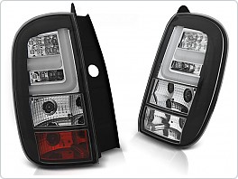 Zadní světla Dacia Duster 2010-, LED BAR, černé, LDDA05