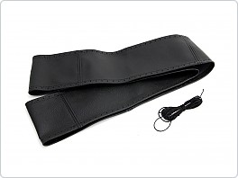 Potah volantu kožený, prošívaný 37-39cm / 92mm