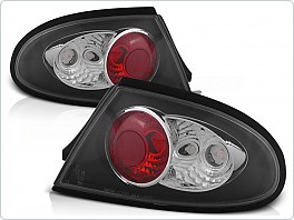 Zadní světlomety, světla, lampy Mazda 323F BA, 1994-1998, čiré, černé black LTMA02