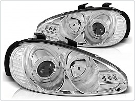Přední světla Mazda MX3, 1991-1998, Angel Eyes, chrom LPMA01