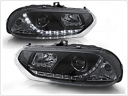 Přední světlomety Alfa Romeo 156, 1997-2003, LED Daylight, černé black LPAR02