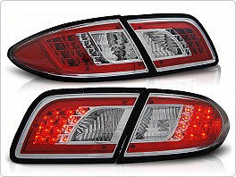 Zadní světla, lampy LED Mazda 6 sedan, 2002-2007, čiré, chrom LDMA01