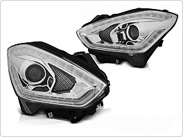 Přední světla Suzuki Swift 2017-, chromové s led dynamický blinkrem