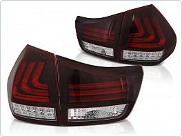 Zadní LED světla, světlomety, lampy Lexus RX 330/350, 2003-2008, LED BAR, bílé/černé
