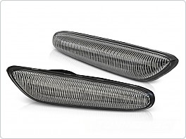 Boční LED dynamické blinkry BMW E46, E60, E87, E90, SEQ, bílé