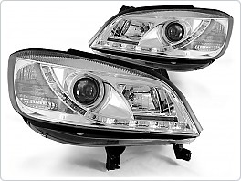 Přední světla Opel Zafira A, 1999-2005, LED Daylight, chrom LPOP41