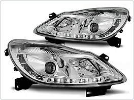 Přední světla Opel Corsa D, 2006-,  LED Daylight, chrom LPOP49