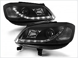 Přední světlomety, světla, lampy Opel Zafira A, 1999-2005, LED Daylight, černé black LPOP42