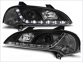Přední světlomety, světla, lampy Opel Tigra, 1995-2000, LED Daylight, černé black LPOP58