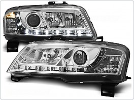 Přední světla Fiat Stilo 3.dveř., 2001-2008, LED Daylight, chrom LPFI11