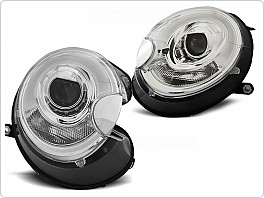 Přední světla Mini Cooper 2006-2014, TUBE Light, chrom, LPMC08