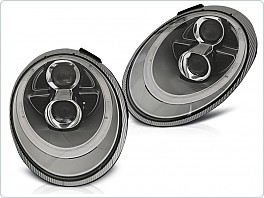 Přední světla, lampy, světlomety Porsche 911 (977) Tube Light D2S Xenon, silver LPPO05