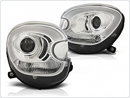 Přední světla LED Tubelight Mini R60 2010-2014 chromová