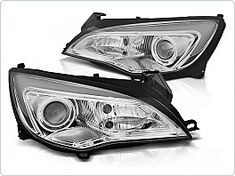Přední světla Opel Astra J, 2010-2015, chromová
