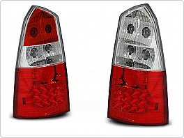 Zadní světlomety, lampy LED Ford Focus 1, 1998-2004, combi, čiré, červené LDFO02