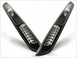 Zadní světlomety, lampy LED Ford Focus 2, 2005-2010, hatchback, čiré, černé LDFO08