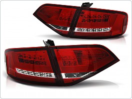 Zadní světla, světlomety, lampy Audi A4 B8 sedan, 2008-2011, LED bar, červené, bílé LDAU97
