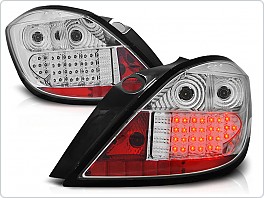 Zadní světla, lampy LED Opel Astra H, 2004-2009, čiré, chrom LDOP11