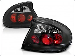 Zadní světlomety, světla, lampy Opel Tigra, 1995-2000, čiré, černé black LTOP10