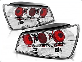 Zadní světla, lampy Peugeot 306 hatchback, 1993-1997, čiré, chrom LTPE09