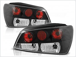 Zadní světlomety, světla, lampy Peugeot 306 hatchback, 1997-2001, čiré, černé black LTPE04