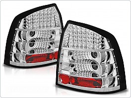 Zadní světla, lampy LED Opel Astra G, 1998-2004, čiré, chrom LDOP05