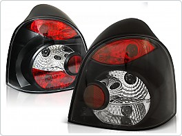 Zadní světlomety, světla, lampy Renault Twingo, 1993-2007, čiré, černé black LTRE23