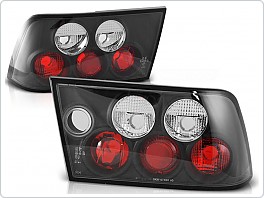 Zadní světlomety, světla, lampy Opel Calibra, 1990-1997, čiré, černé black LTOP09