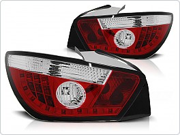 Zadní světla, lampy LED Seat Ibiza 6J 3dveř., 2008-, čiré, červené LDSE14