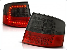 Zadní světlomety, světla, lampy LED Audi A6, 1997-2004, combi, kouřové, červené LDAU52