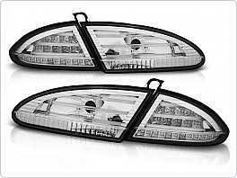 Zadní světla, lampy LED Seat Leon, 2005-2009, čiré, chrom LDSE10