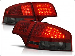 Zadní světla, lampy LED Audi A4, 2005-2008, sedan, kouřové, červené LDAU54