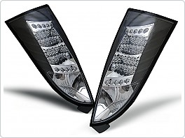 Zadní světlomety, lampy LED Ford Focus 1, 1998-2004, hatchback, čiré, černé LDFO05