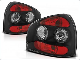 Zadní světlomety, světla, lampy Audi A3 8L, 1996-2000, čiré, black LTAU06