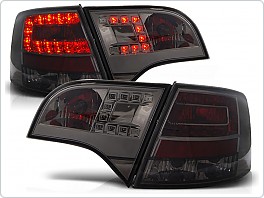 Zadní světlomety, světla, lampy LED Audi A4, 2005-2008, combi, kouřové, VÝPRODEJ