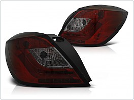 Zadní světla LED, Opel Astra H, GTC, 3dveř. 2004-2009, červené, kouřové LDOP49